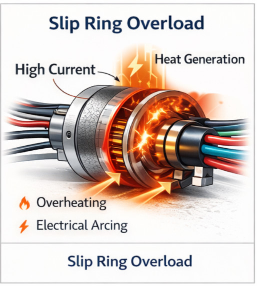 What Happens When an Electrical Slip Ring Operates Under Overload?