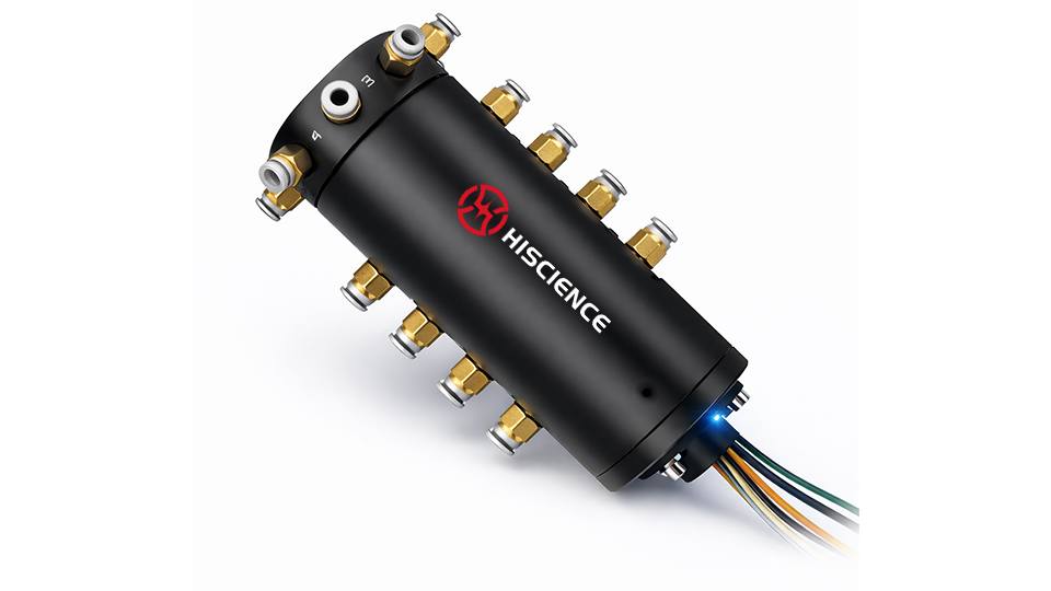 Electro-Optical Slip Ring for High-Speed Data and Power Transmission